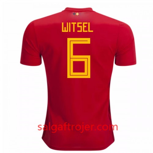 Belgien Fodboldtrøjer Witsel 6 Hjemmebanesæt VM 2018 Belgien Fodboldtrøjer Witsel 6 Hjemmebanesæt VM 2018
